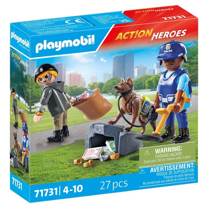 Playmobil Act!on Heroes - Operatiunea de cautare a politistului