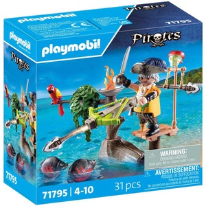 Figurine Playmobil Pirates - 2 Soldats Du Roi (ou Pirates) - Neuf Sous Blister