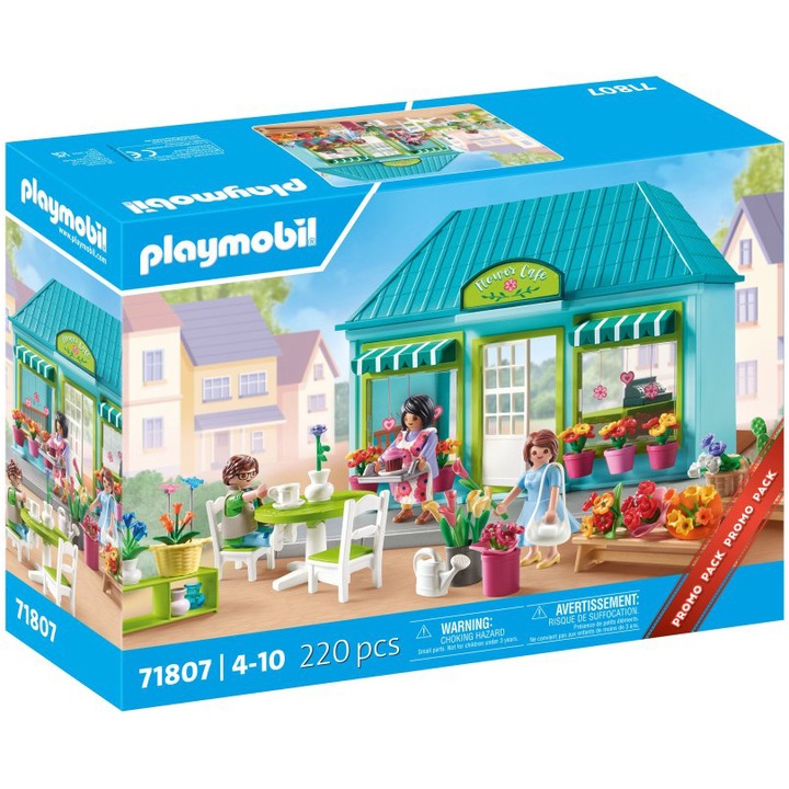 Playmobil my Life játék szett - Promóciós csomag, Virágkávézó