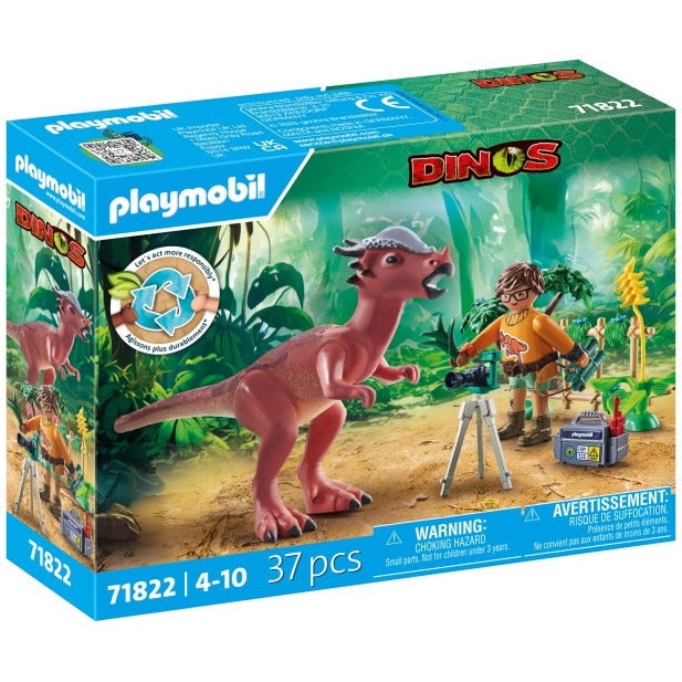 Playmobil Dinos - Observator cu echipament pentru Stygimoloch