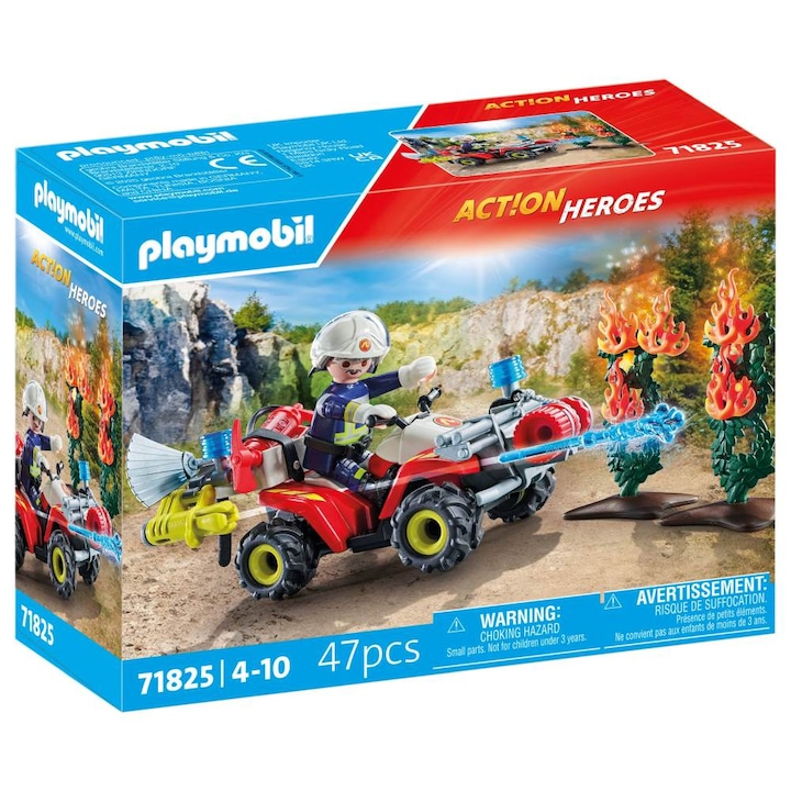 Playmobil Act!on Heroes - пожарникарско ATV