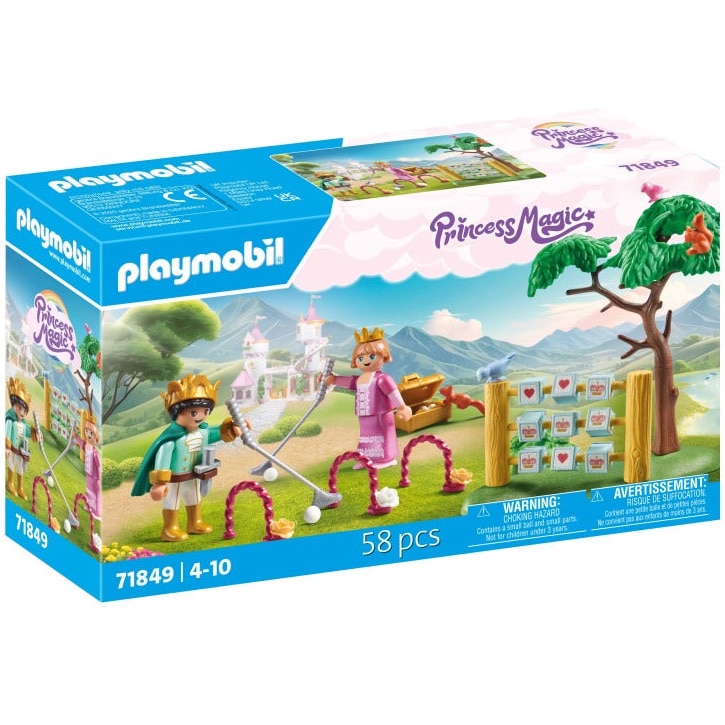 Playmobil Princess Magic - Gradina castelului cu jocuri regale
