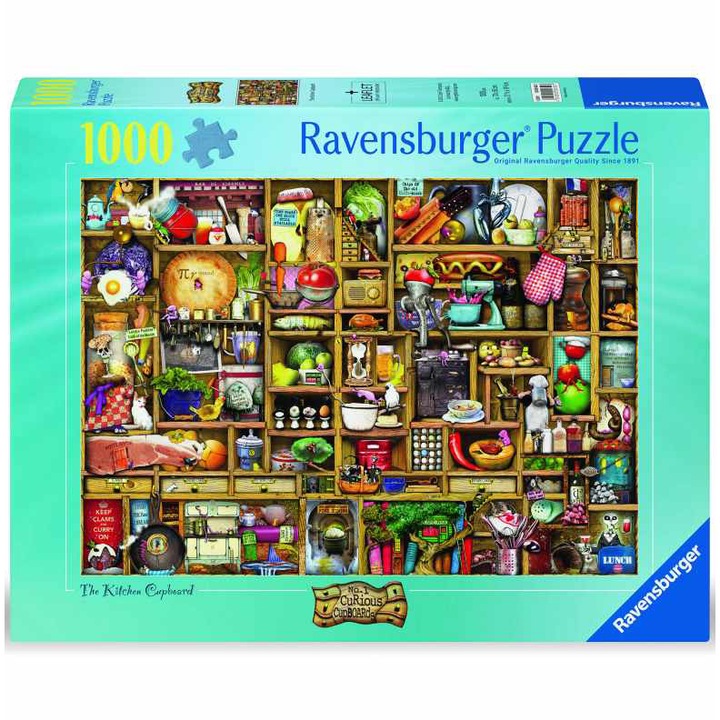 Puzzle Ravensburger - Dulap de bucatarie, 1000 piese