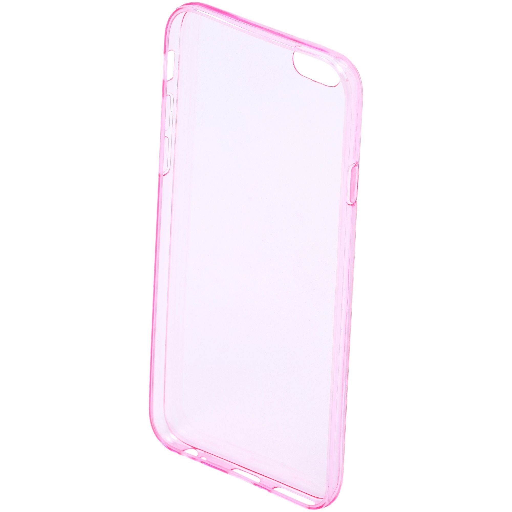 Husa silicon TPU Apple iPhone 6 Plus / 6s Plus Haweel, Slim Transparenta Roz