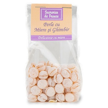 Perle cu miere si ghimbir 100g Apidava Perle cu miere si ghimbir 100g Apidava