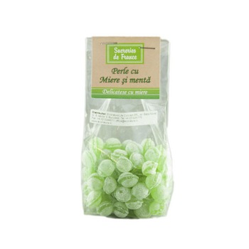 Perle cu miere si menta 100g Apidava Perle cu miere si menta 100g Apidava