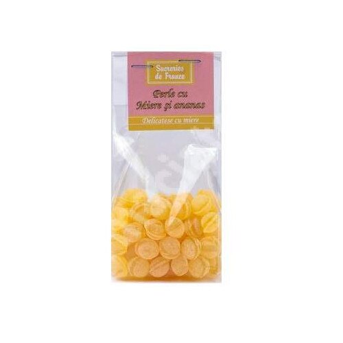 Perle cu miere si ananas 100g Apidava