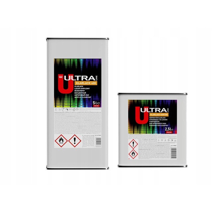 Vopsea acrilica Novol Ultra Klarlack 410, incolor, lucios, 7,5l