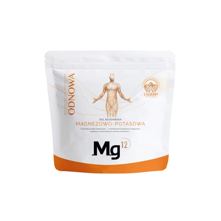 Sare de magneziu-potasiu KlODAWSKA Mg12 ODNOWA Klodawska Sare de magneziu-potasiu Mg12 ODNOWA - Set 5kg (4kg + 1kg) pentru regenerare, bai blande pentru corp si minte