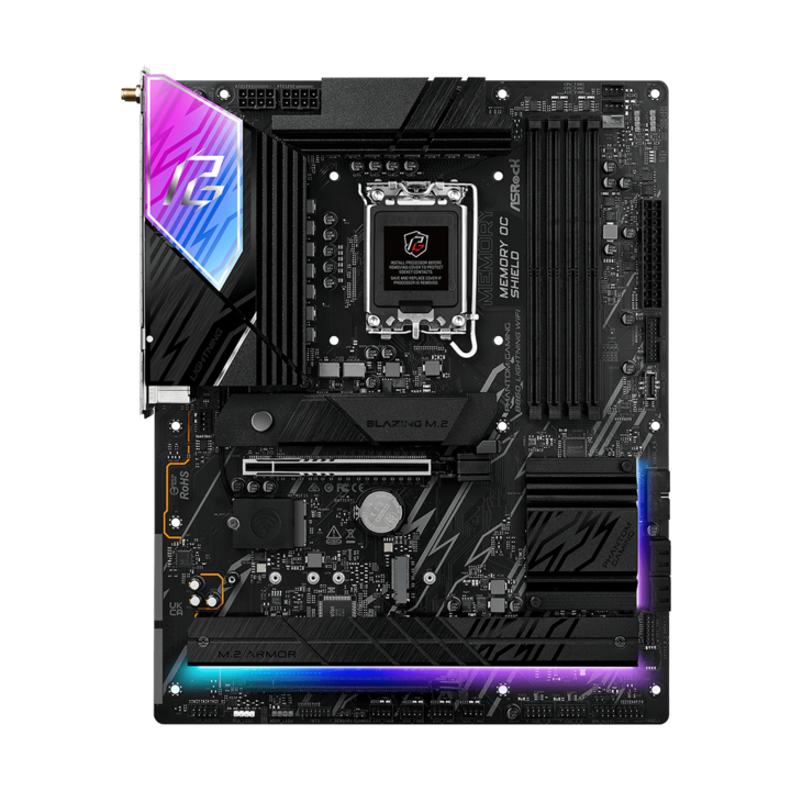 Дънна платка ASRock PHANTOM GAMING B860 Lightning WIFI, Intel B860, LGA 1851, DDR5, ATX