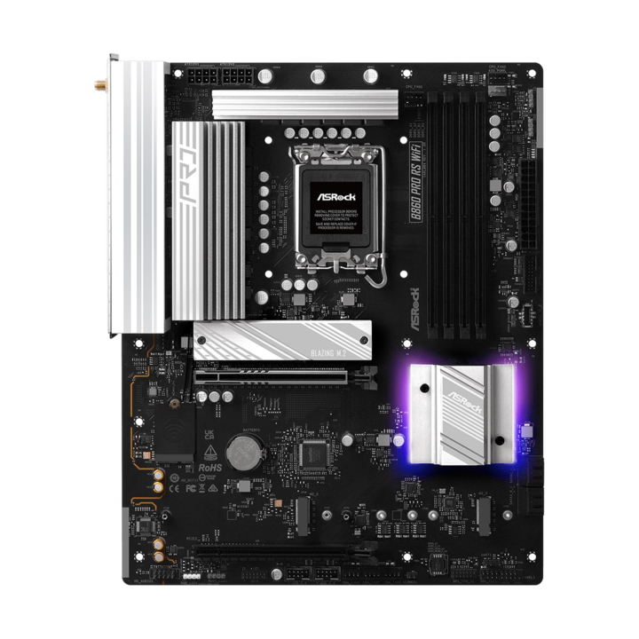 Дънна платка ASRock B860 Pro RS WiFi, Socket LGA1851