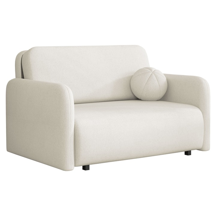 Canapea Clivia Sun II, MIRJAN24, alb, 103x130x85 cm