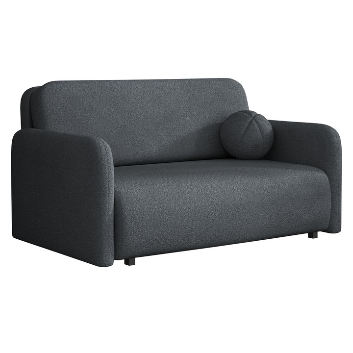 Canapea Clivia Sun III, MIRJAN24, antracit, 103x150x85 cm