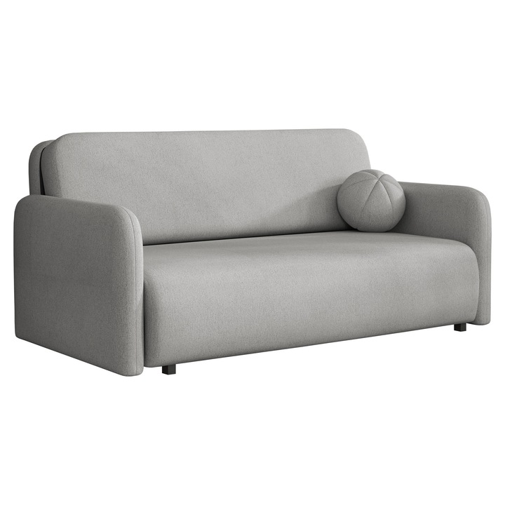 Canapea Clivia Sun IV, MIRJAN24, gri deschis, 103x170x85 cm