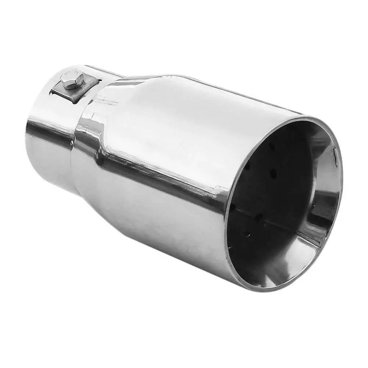 Ornament Toba Esapament Universala Ornament Teava Esapament Sistem De Evacuare Teava De Evacuare Toba Sport Otel Inoxidabil Cromat De La 36mm La 50mm