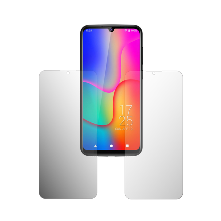 Set 2X Folie Protectie Ecran Folie24, pentru iHunt S22 Ultra, 1X Ultra-Clear + 1X Mata, Acoperire Totala Full-Display, Adezive, Flexibile cu Auto Regenerare
