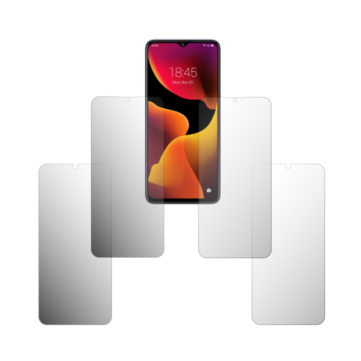 Set 4X Folie Protectie Ecran Folie24, pentru iHunt S23 Plus, 2X Ultra-Clear + 2X Mate, Acoperire Full-Display si Case-Friendly, Adezive, Flexibile cu Auto Regenerare