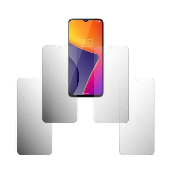 Set 4X Folie Protectie Ecran Folie24, pentru iHunt S24 Plus, 2X Ultra-Clear + 2X Mate, Acoperire Full-Display si Case-Friendly, Adezive, Flexibile cu Auto Regenerare