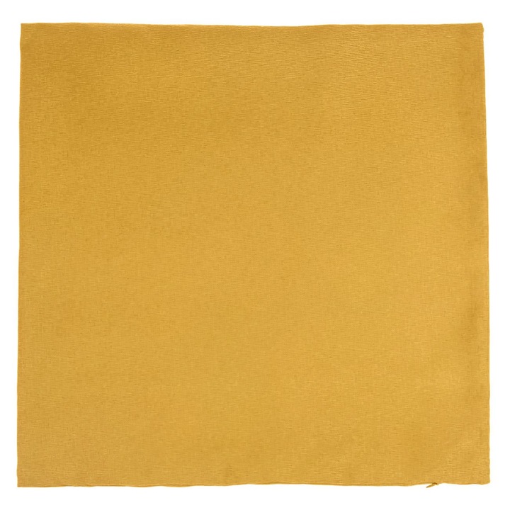 Fata de Perna Decorativa Galben Mustar 38x38cm