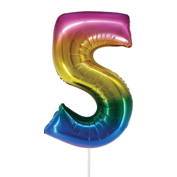 Parti Lufi, 5. Számú Modell, Többszínű, 81 cm, Alumínium Fólia, MYONNA IT & E- COMMERCE ®