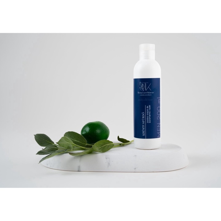 Férfi krémtusfürdő zsálya&lime, 200 ml