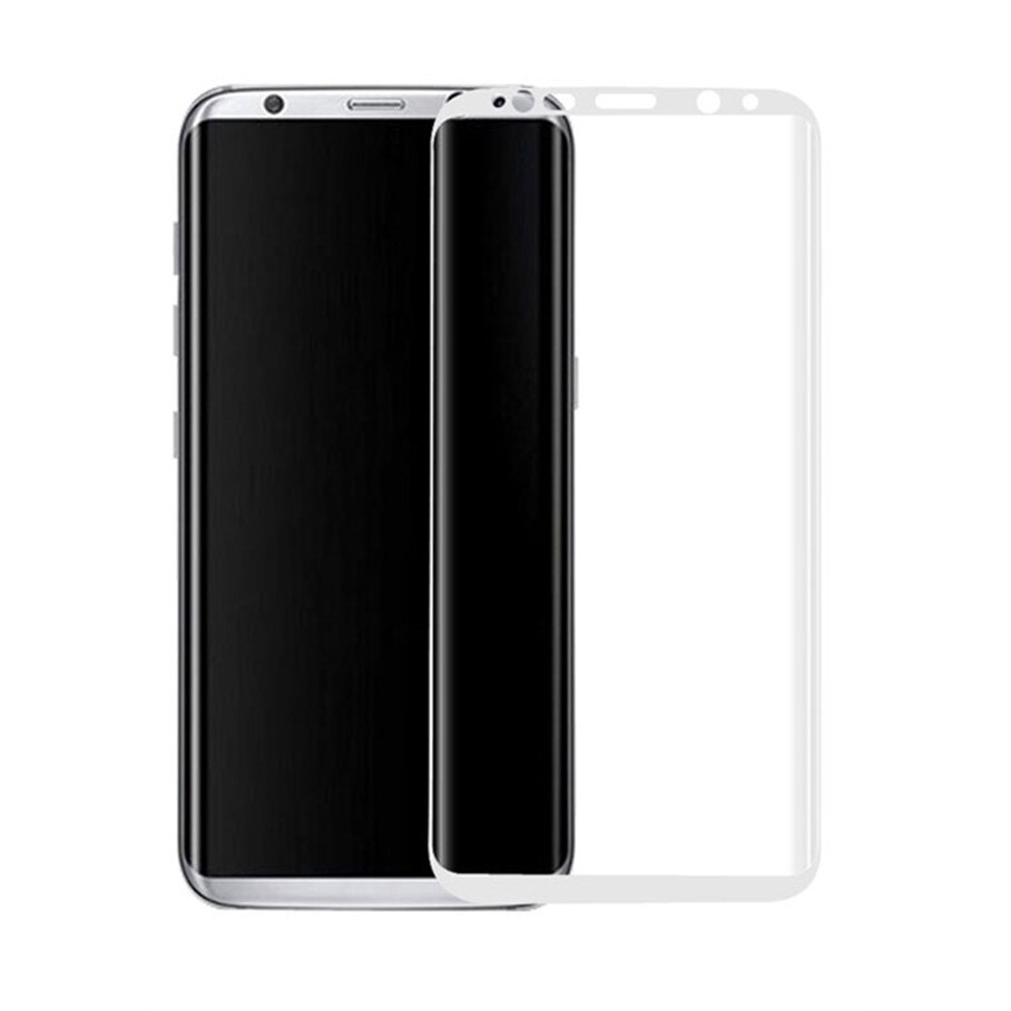 Folie Sticla Securizata Full Screen Samsung Galaxy S8 Plus,Alb