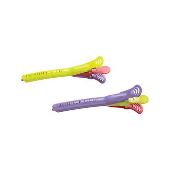 Clips dublu mare Olivia Garden pentru par 14 cm 2 buc. Clips dublu mare Olivia Garden pentru par 14 cm 2 buc.