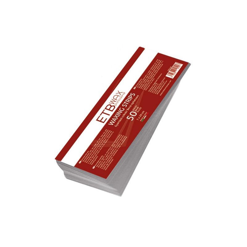 Banda epilatoare alba ETB Wax 7 X 20cm Set 50buc.