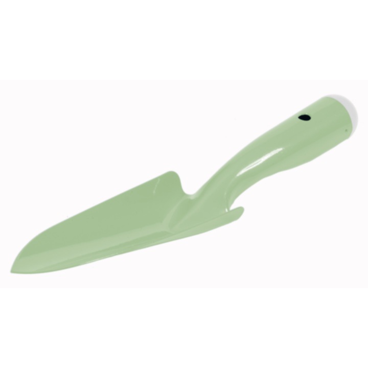 Pasztell keskeny ültetőlapát, acél, Green, 28,5 x 5,5 x 3 cm