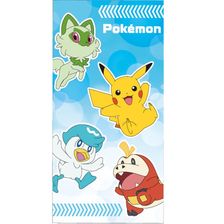 Pokémon Generation 9 кърпа за баня, плажна кърпа 70x140см