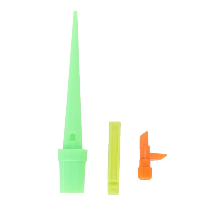 Sistem de irigare prin picurare pentru plante, 1 set, cu supapa de control, plastic, 15.5x2.5cm