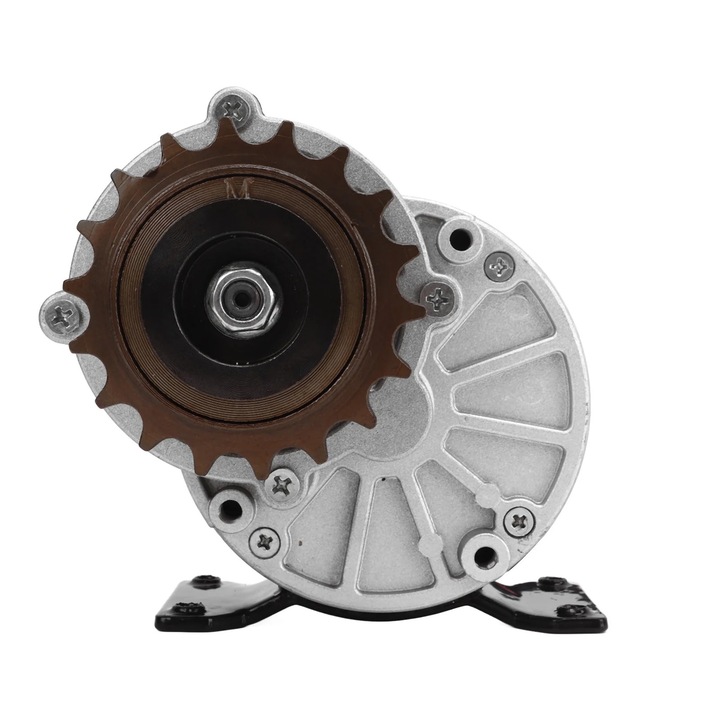 Motor electric cu reducere de viteza 24V, 250W, 3300 RPM, pentru bicicleta, set de accesorii pentru gradina