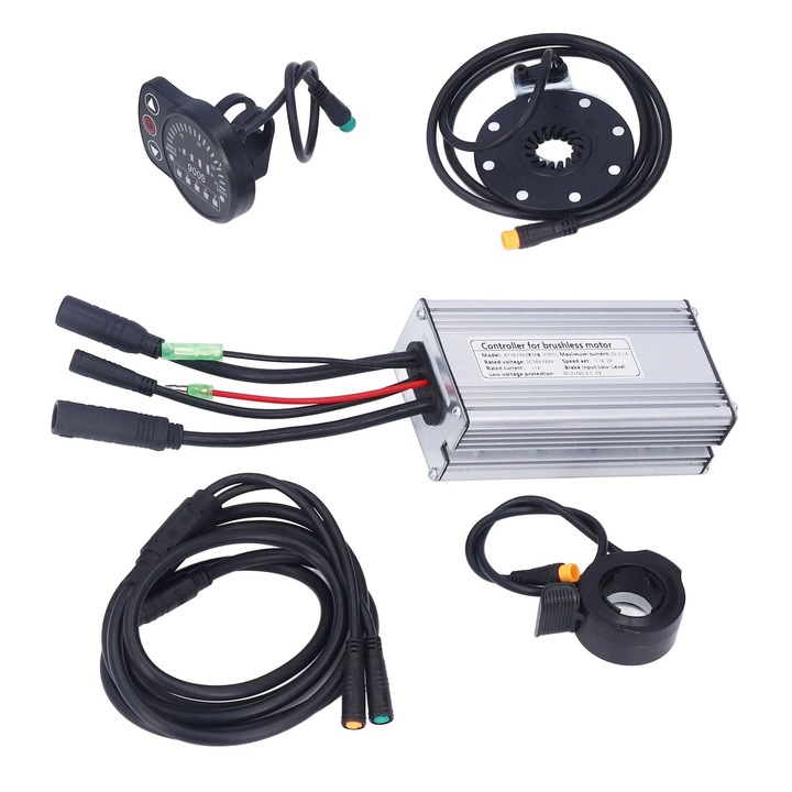 Controler motor electric 22A cu panou L900S, set complet, waterproof, 125x65x40mm