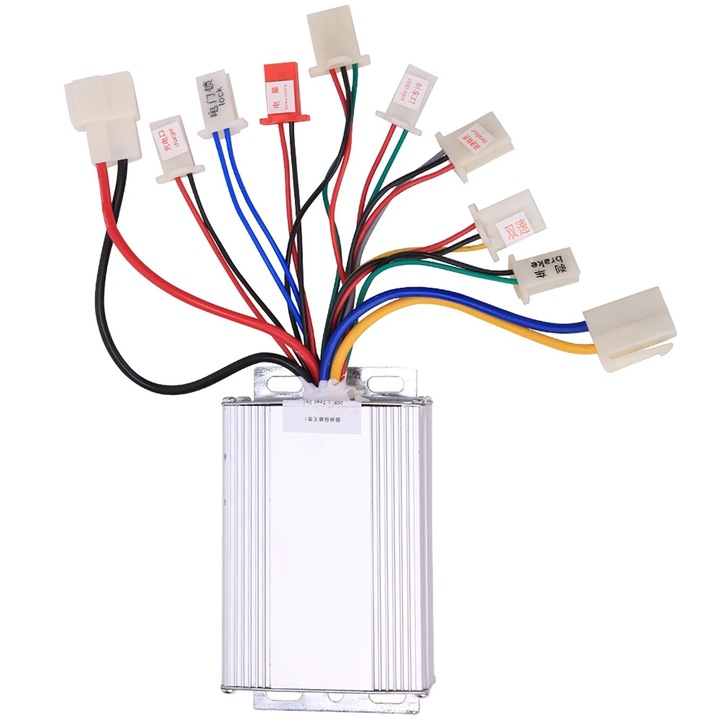 Controler motor 36V 500W, argintiu, 9x7x3.5cm