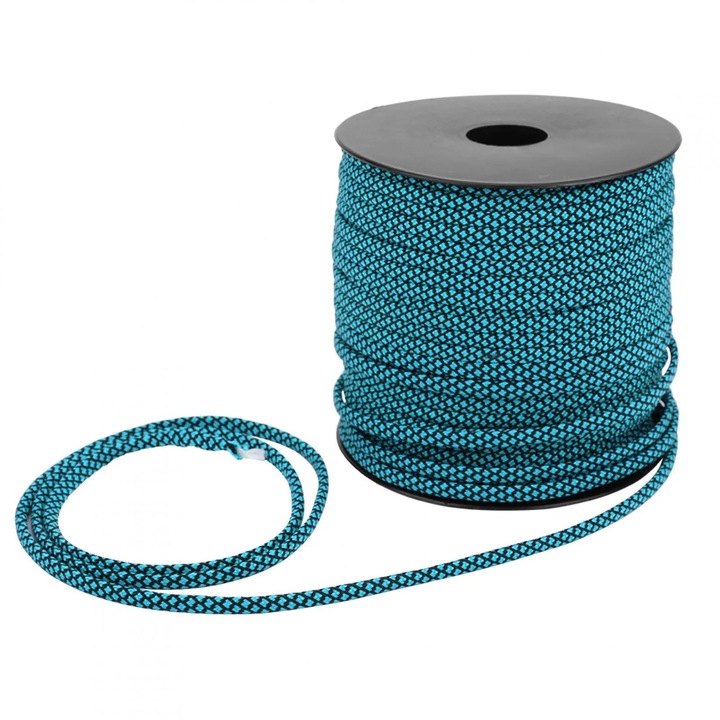 Sfoara paracord 7 nuclee 50m, 4mm, multicolor, pentru camping