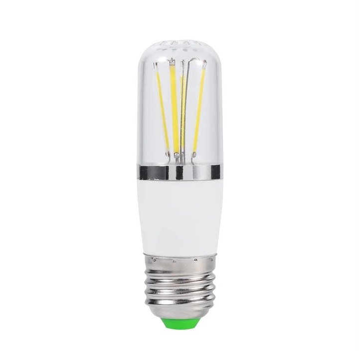 Bec LED vintage E27, 4W, alb rece, 360LM, 10.2x3cm, set de 1 bucata