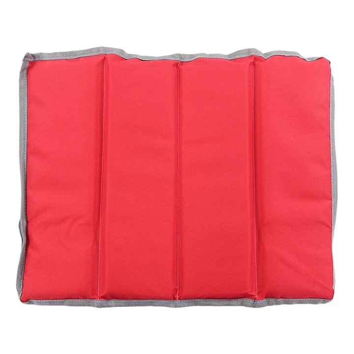 Saltea pliabila pentru picnic, rosu, 35x28cm