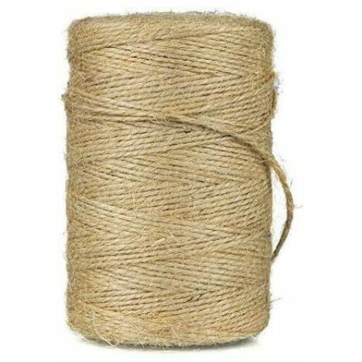 Sfoara, iuta, 2mm, 200m, pentru decorare