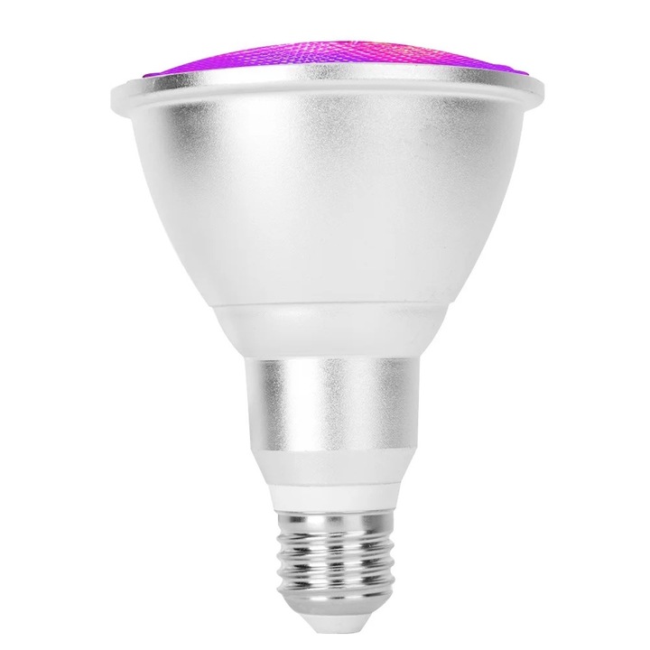 Lampa de crestere pentru plante E27, 10W, IP65, pentru plante de interior, set