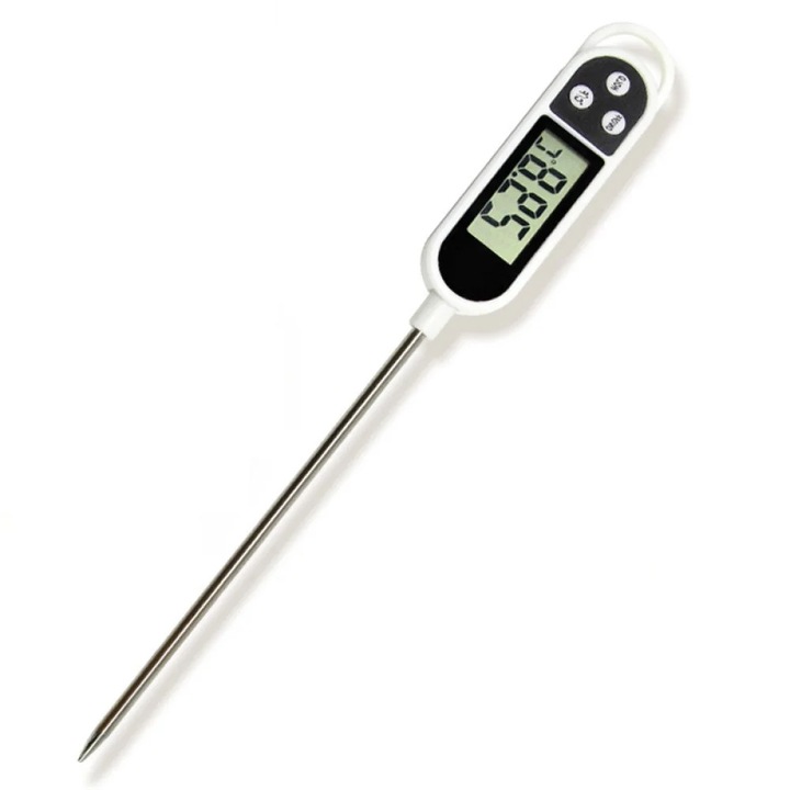 Termometru electronic TP300 pentru citire instantanee, inox, functie de oprire automata, 2-3 secunde citire