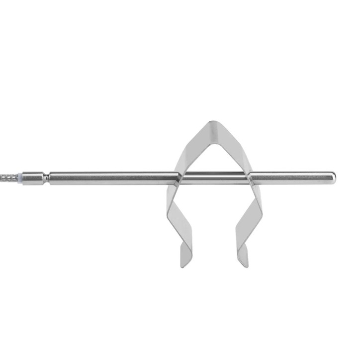 Termometru digital wireless cu 2 sonde pentru carne si cuptor, negru, 230ft transmisie, IPX7