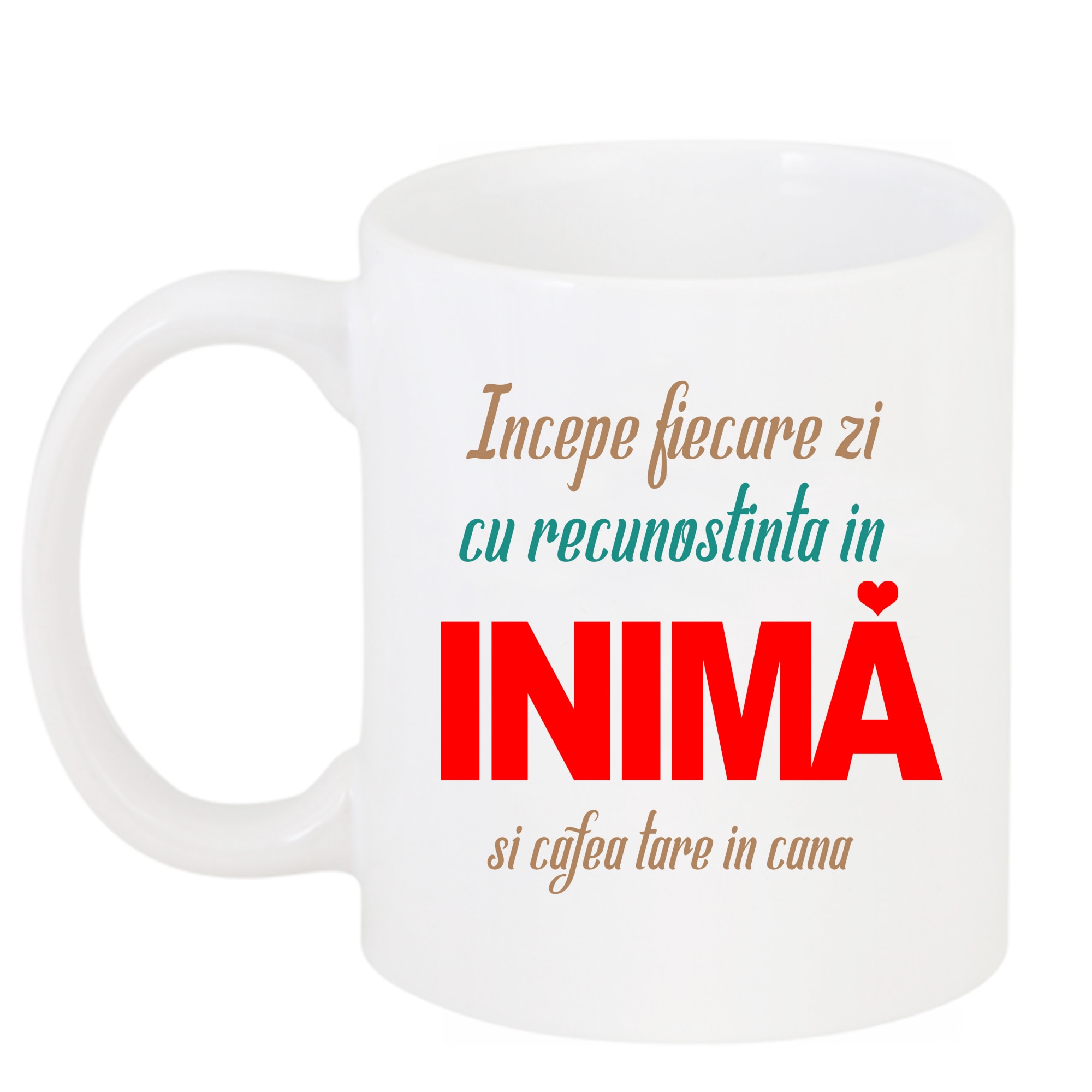 Cana personalizata cu mesaj 