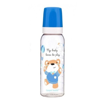 Biberon Canpol, ursulet albastru, +12 luni, 250ml Biberon Canpol, ursulet albastru, +12 luni, 250ml