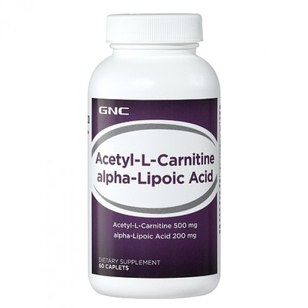 Gnc Acetil L Carnitina 500 Acid Alfa Lipoic 200 60 Tablete Emag Ro