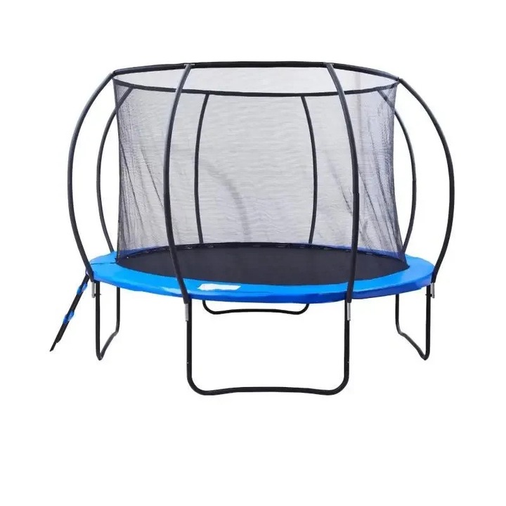 Батут, 305 см, с предпазна мрежа и подложка за пружини, максимална товароносимост 150 кг, диаметър 305 см