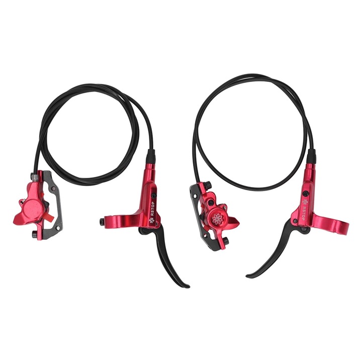 Set 2 frane cu disc hidraulic, din aliaj de aluminiu, pentru bicicleta de sosea si mountain bike