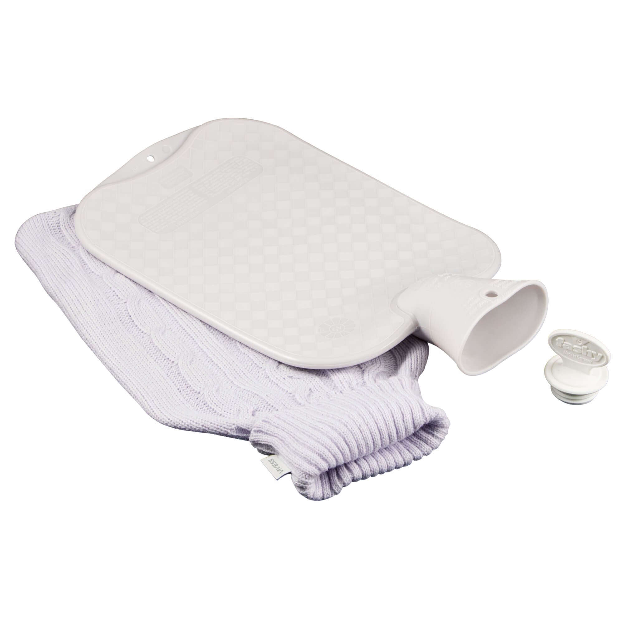 Buiota cu invelitoare detasabila Vivess, 2L, capac infiletabil, alb ...