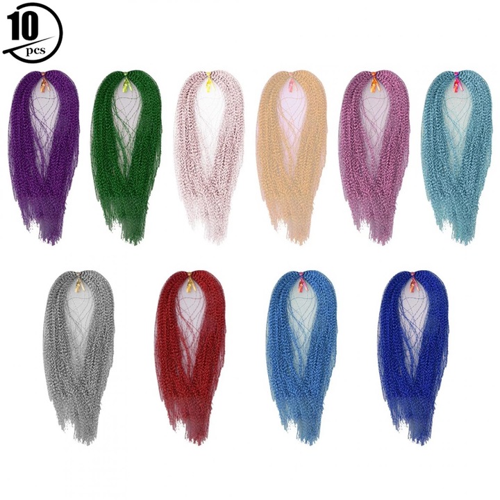 Set 1000 fire pentru legat momeala, pentru Pescuit, Multicolor, 30 cm
