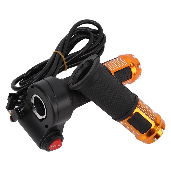 Maneta acceleratie electrica pentru bicicleta, 2.3cm, PVC, 12V-84V
