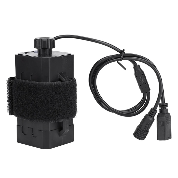 Водоустойчив калъф за батерия с USB/DC интерфейс за велосипедна светлина